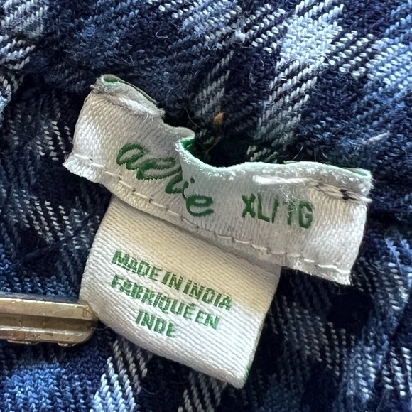 Aerie Class Act Plaid Skirt Blue Size XL - Picture 2 of 6